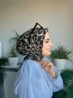 Desenli Koton Eşarp 345 - Görsel 2