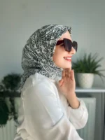 Desenli Koton Eşarp 346 - Görsel 2