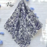 Desenli Koton Eşarp 348