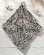 Desenli Koton Eşarp 365