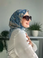 Desenli Koton Eşarp 370 - Görsel 2