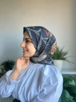 Desenli Koton Eşarp 389 - Görsel 2