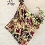 Desenli Koton Eşarp 390