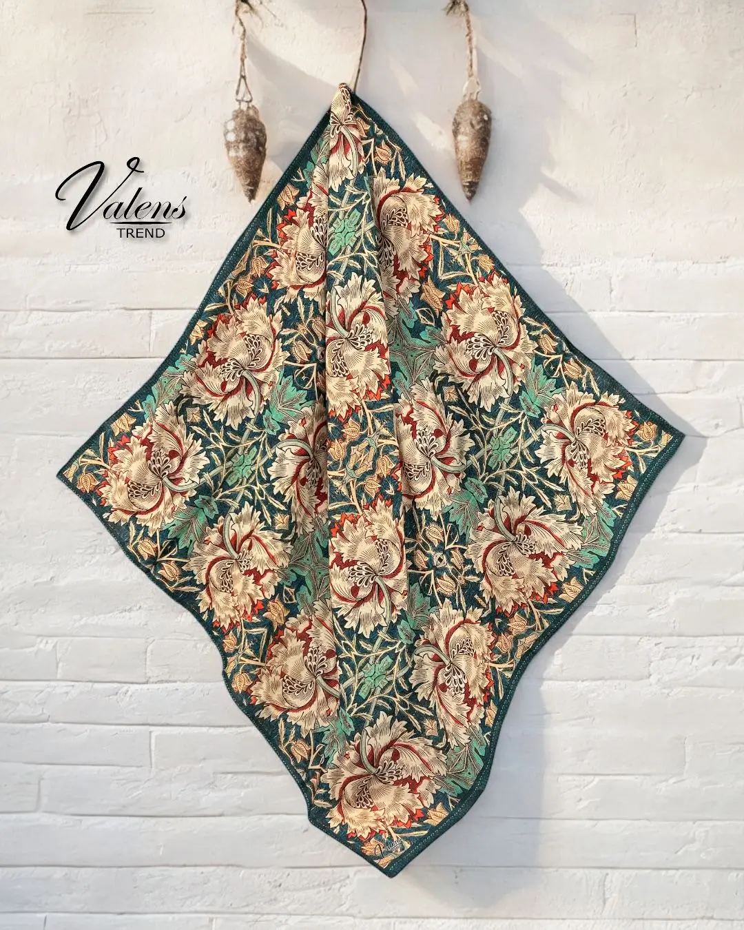 Desenli Koton Eşarp 405