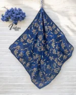 Desenli Koton Eşarp 406