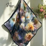 Desenli Koton Eşarp 411