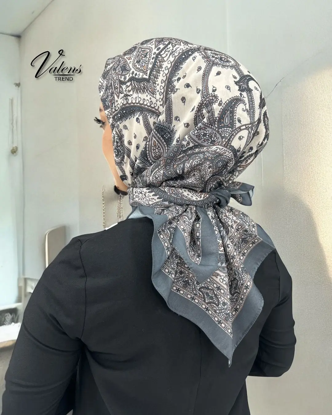 Soft Eşarp - Ebru Desen 01