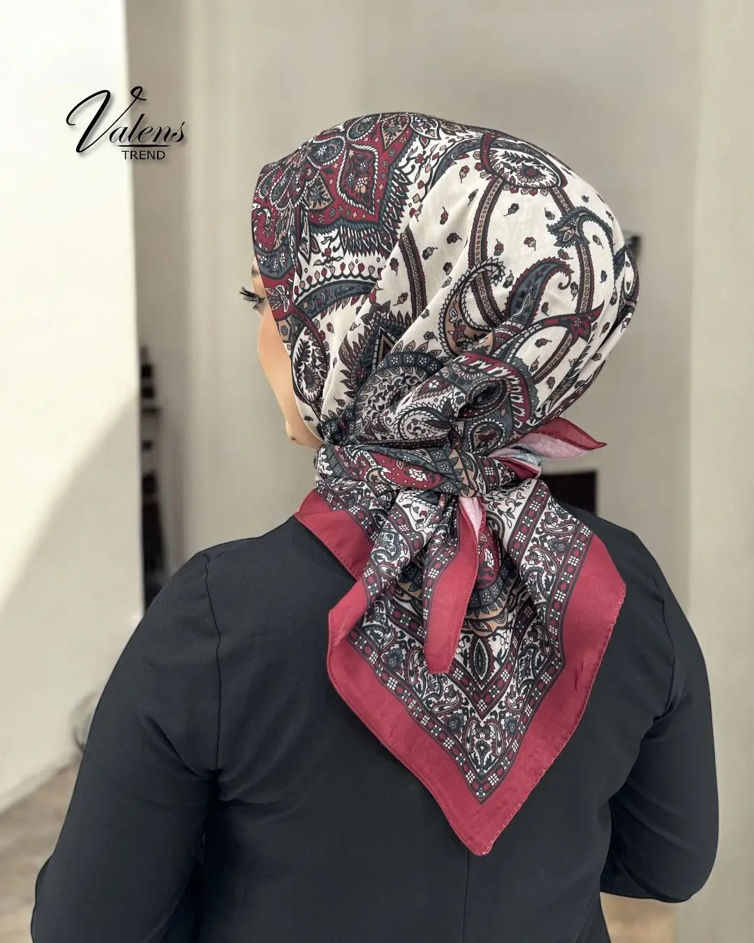 Soft Eşarp - Ebru Desen 02
