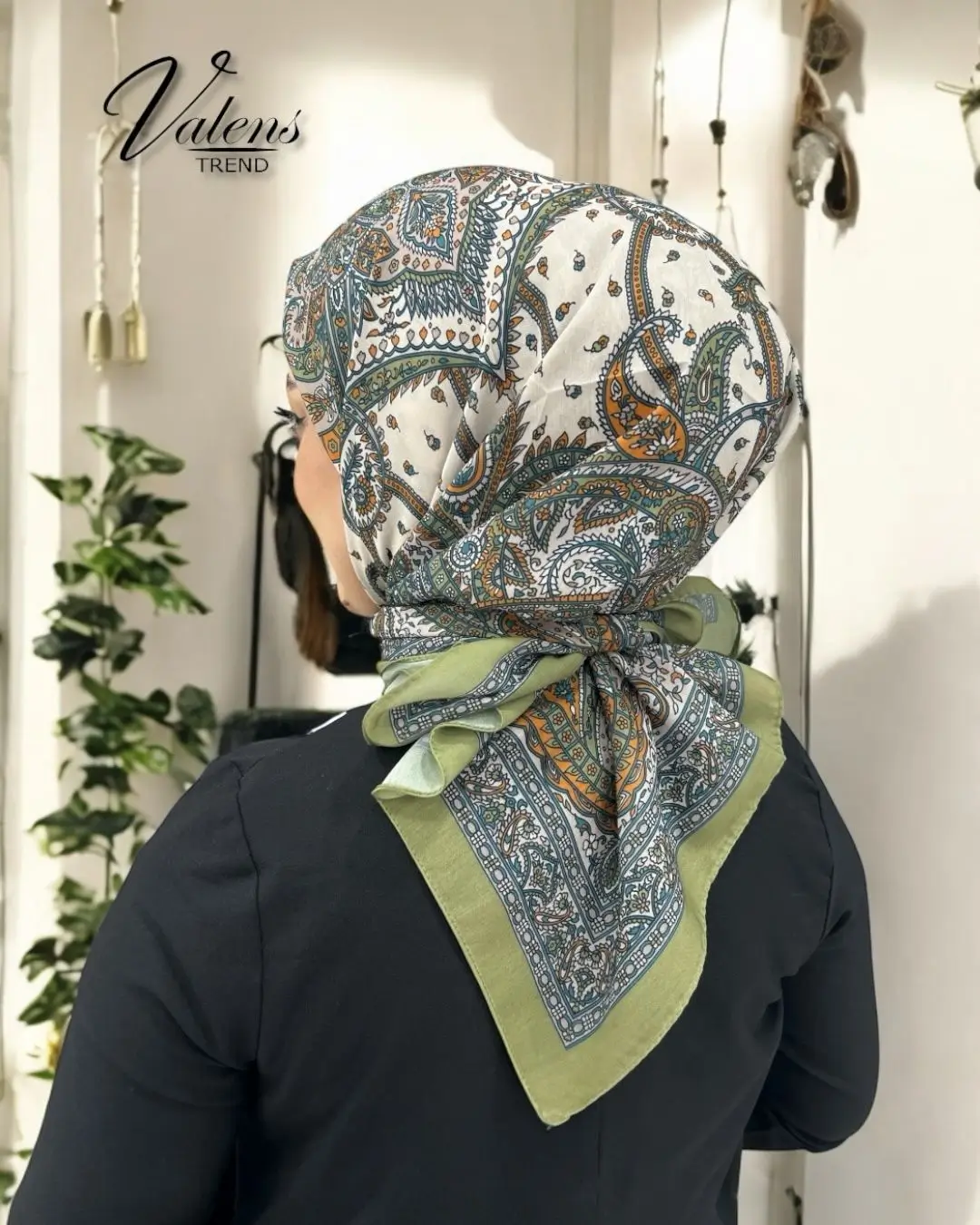 Soft Eşarp - Ebru Desen 04