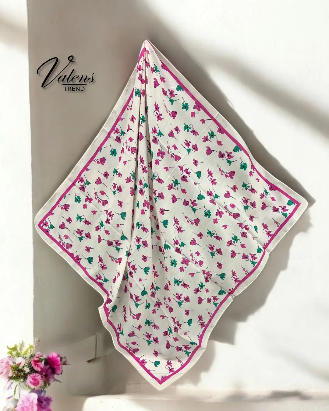 Soft Eşarp - Lale Desen 02