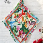 Desenli Koton Eşarp 427