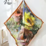 Desenli Koton Eşarp 441