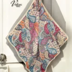 Desenli Koton Eşarp 446