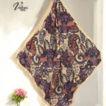 Desenli Koton Eşarp 449