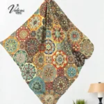 Desenli Koton Eşarp 189