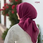 Lüks Koton Eşarp - Vişne