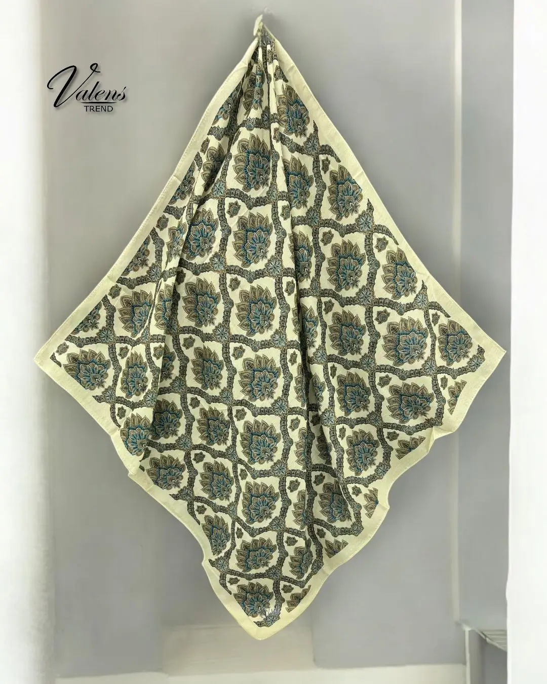 Desenli Koton Eşarp 480