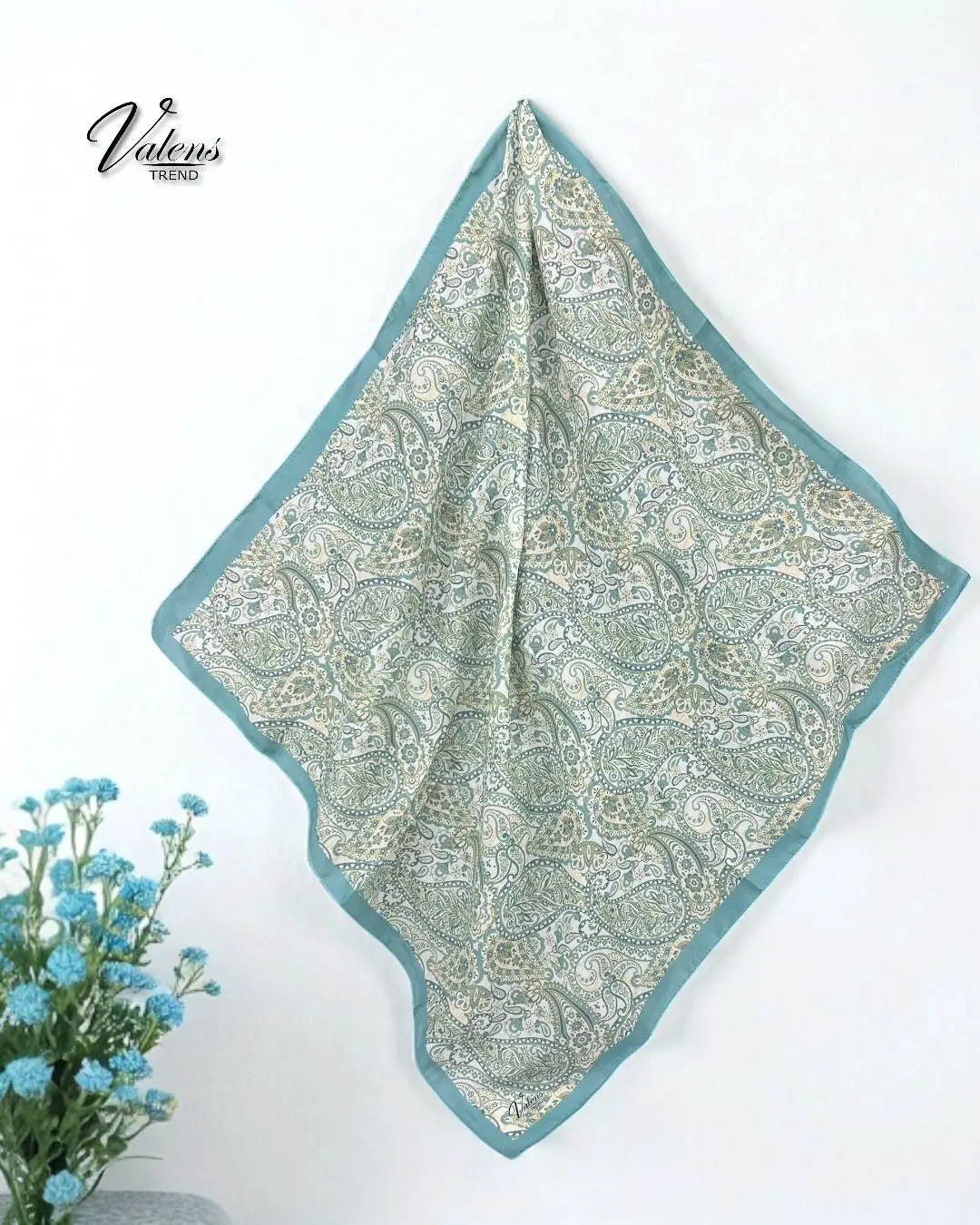 Desenli Koton Eşarp 485
