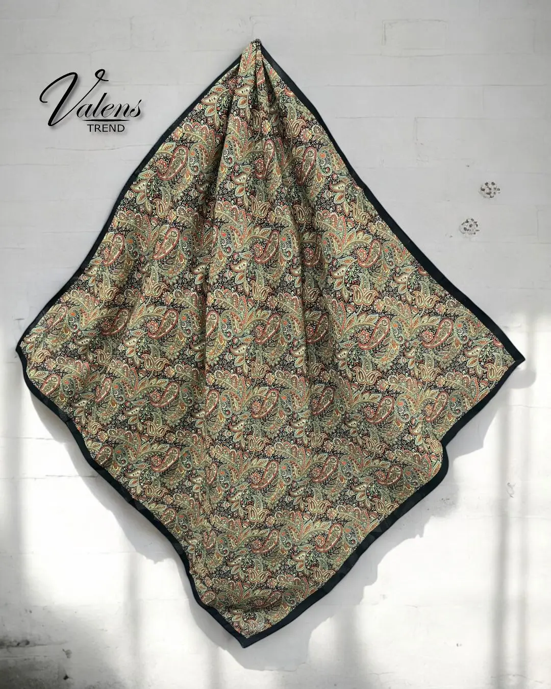 Desenli Koton Eşarp 491