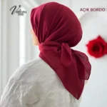 Lüks Koton Eşarp - Açık Bordo