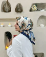 Desenli Koton Eşarp 500 - Görsel 2