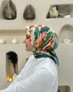 Desenli Koton Eşarp 501 - Görsel 2