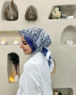 Desenli Koton Eşarp 503 - Görsel 2