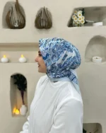 Desenli Koton Eşarp 510 - Görsel 2