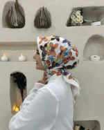 Desenli Koton Eşarp 515 - Görsel 2