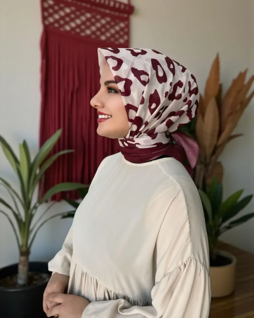 1 (1) Soft Eşarp - Leopar Desen 01 - Görsel 1