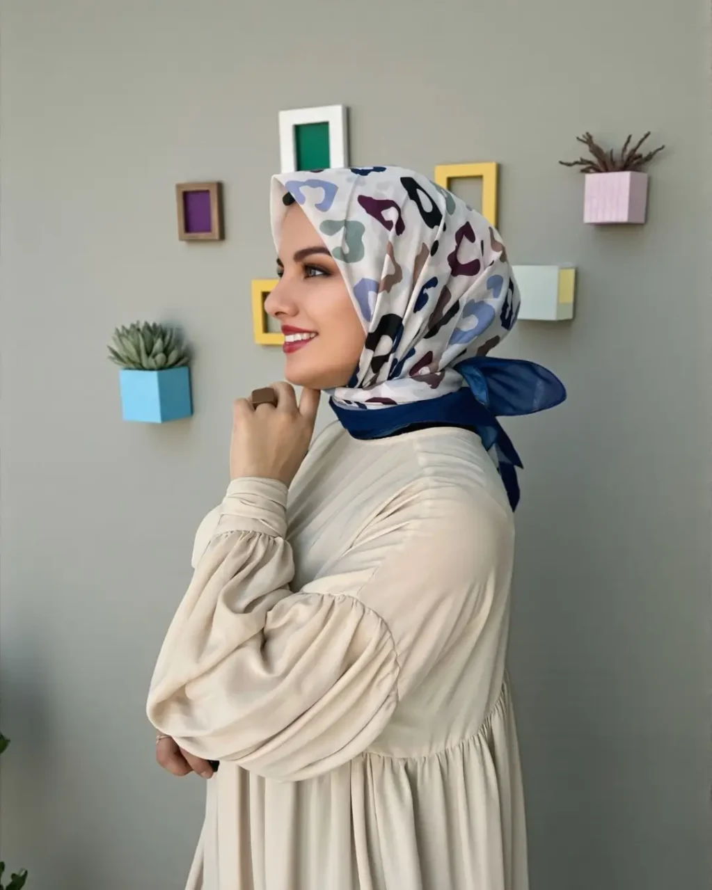 2 (1) Soft Eşarp - Leopar Desen 02 - Görsel 1