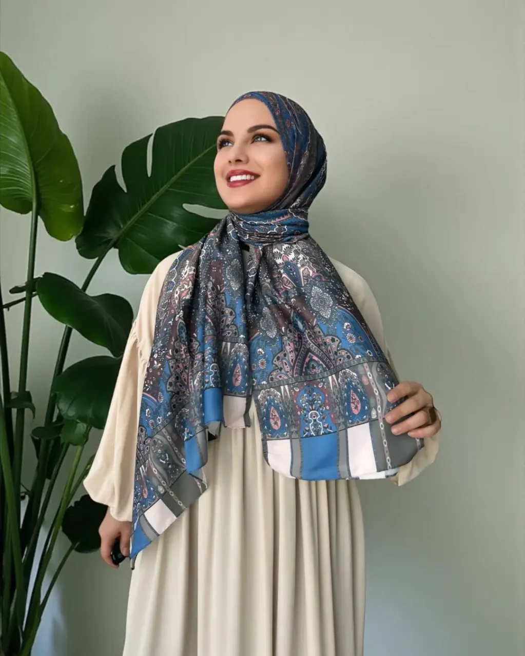 2 (2) Soft Şal - Etnik Desen 002 - Görsel 1