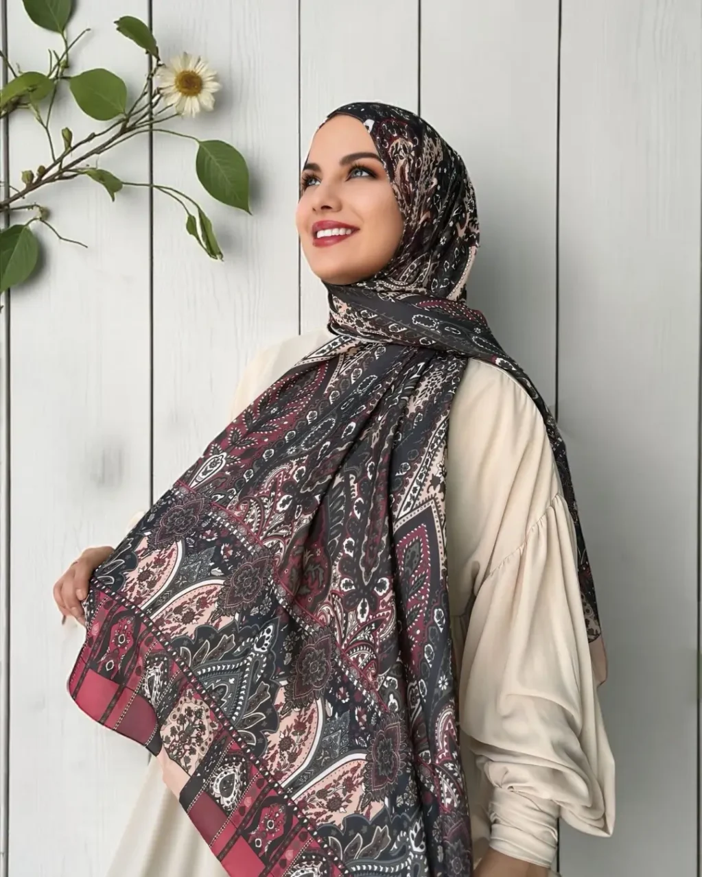 3 (2) Soft Şal - Etnik Desen 003 - Görsel 1