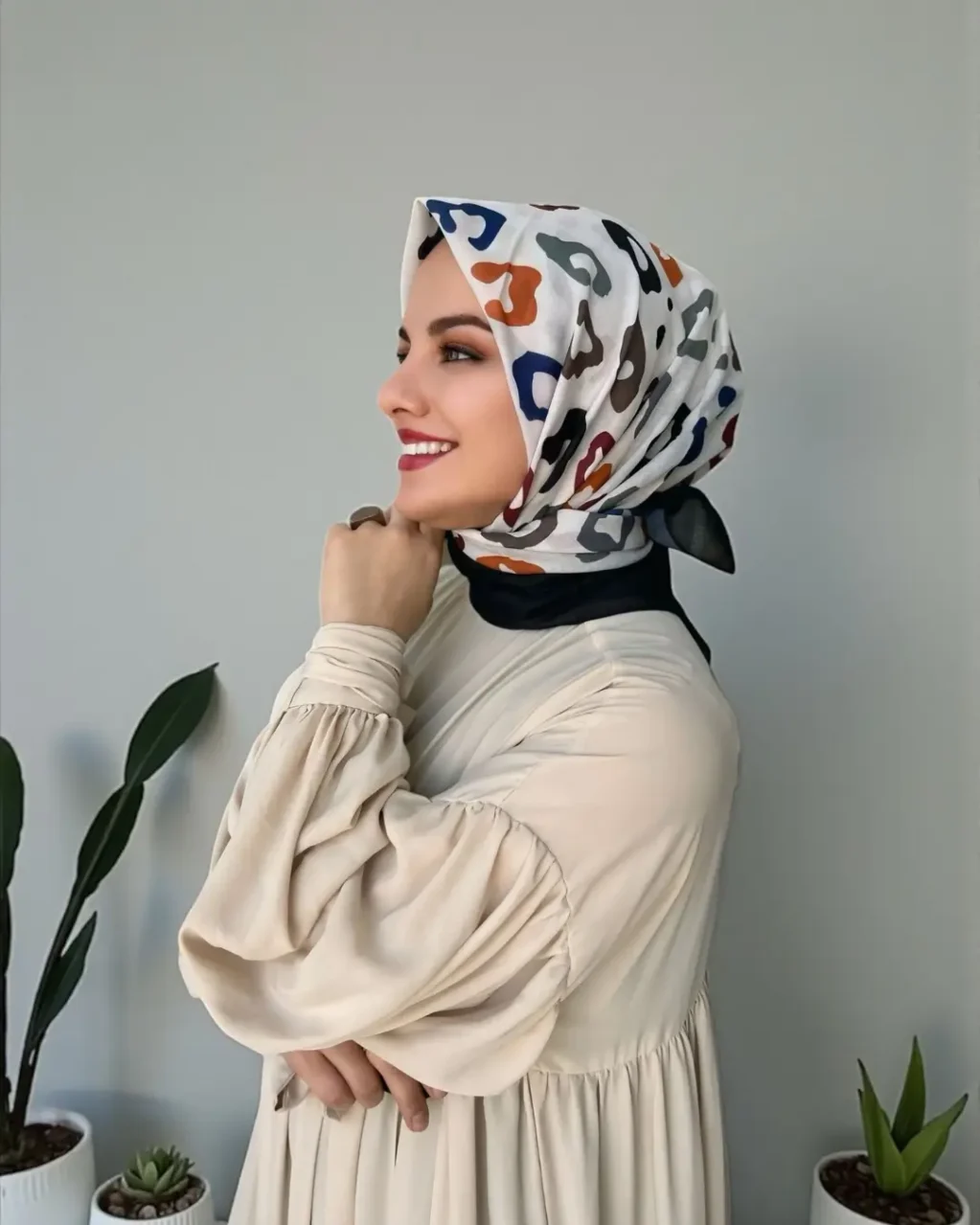 5 (1) Soft Eşarp - Leopar Desen 05 - Görsel 1