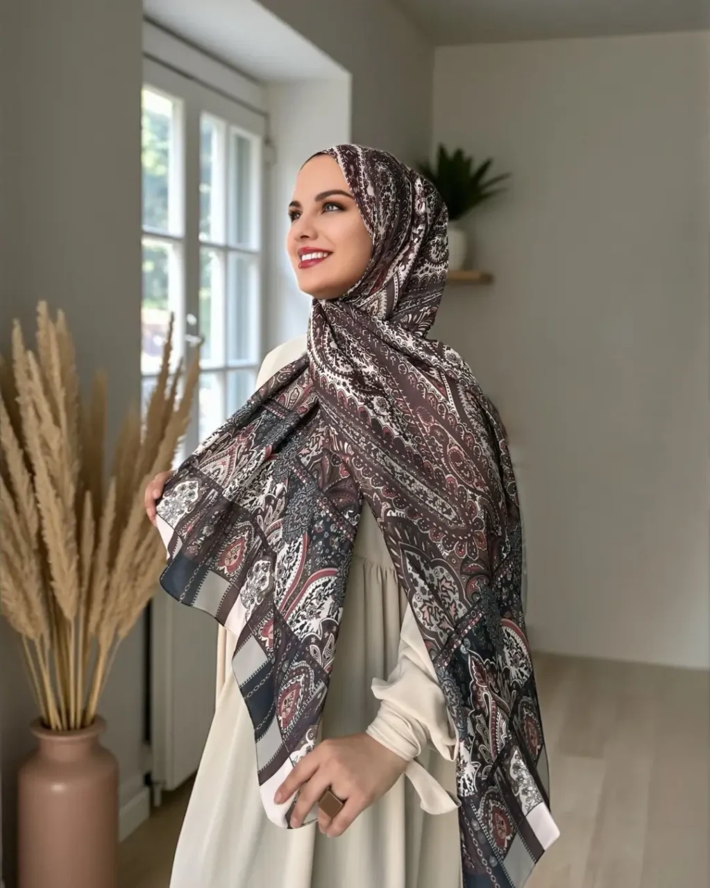 5 (2) Soft Şal - Etnik Desen 005 - Görsel 1