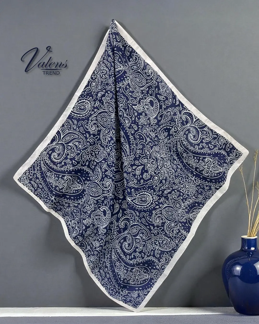 548 Desenli Koton Eşarp 548 - Görsel 1