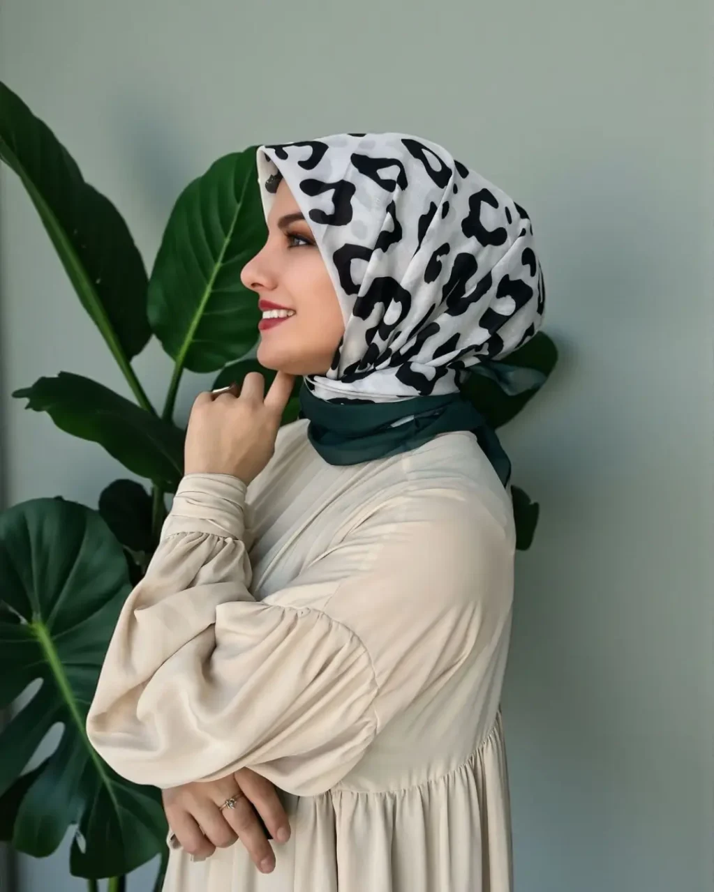 8 (1) Soft Eşarp - Leopar Desen 08 - Görsel 1