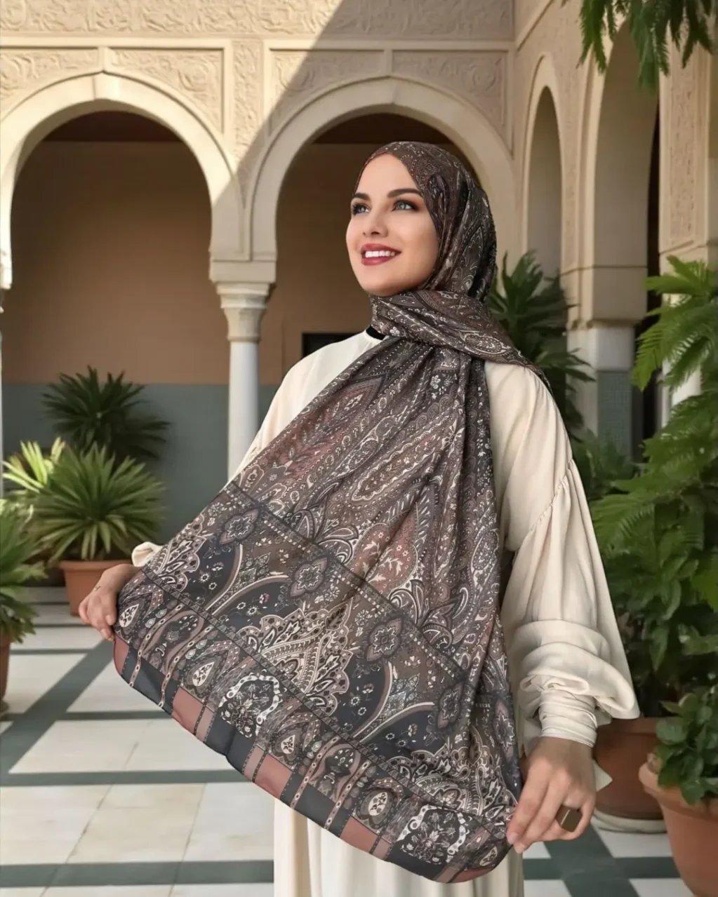 9 (1) Soft Şal - Etnik Desen 009 - Görsel 1